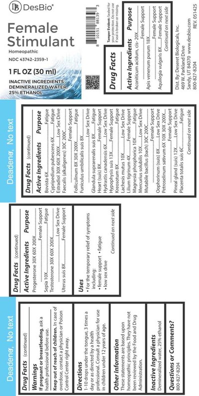 Female Stimulant (Dsrt0175 Female Stimulant 05 20 25)